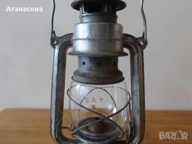 Стар немски фенер ВАТ №158, снимка 2 - Антикварни и старинни предмети - 41105202