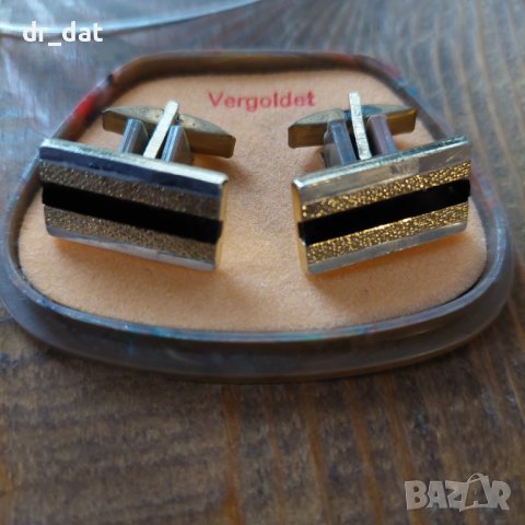 DDR копчета за ръкавели позлатени, снимка 1 - Други - 40697754