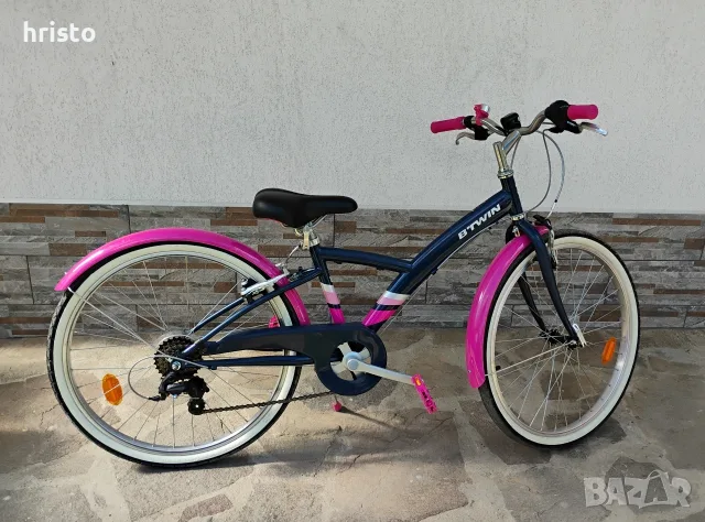 велосипед B TWIN 24 цола за момиче, снимка 11 - Велосипеди - 56208441