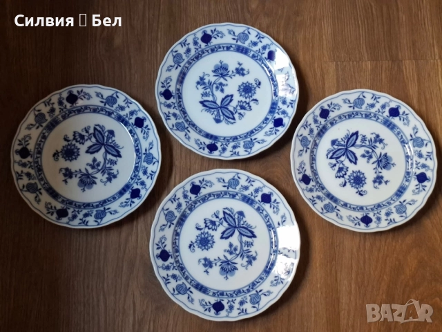 Комплект от 4 винтидж чинии , снимка 6 - Чинии - 51863305