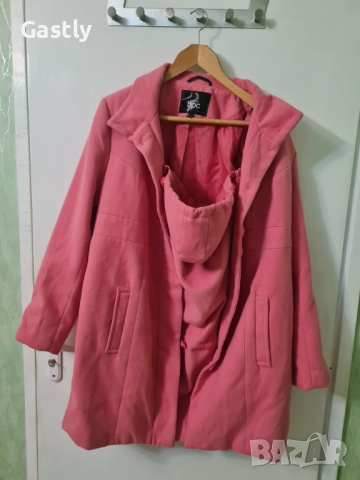 Ново розово палто за бременни и бебеносене, снимка 5 - Дрехи за бременни - 52296330