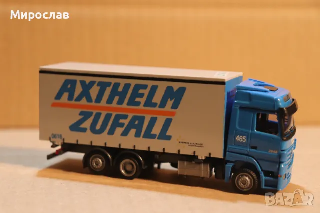 AMW H0 1/87 MERCEDES BENZ ACTROS КАМИОН МОДЕЛ КОЛИЧКА, снимка 5 - Колекции - 49753271