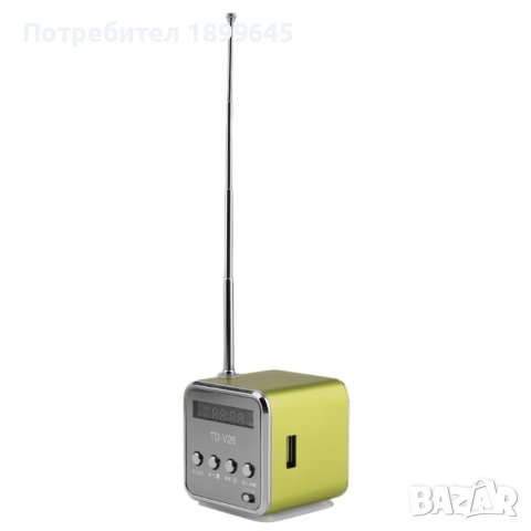 Мини стерео FM радио с Micro SD/TF, снимка 6 - Тонколони - 41474814