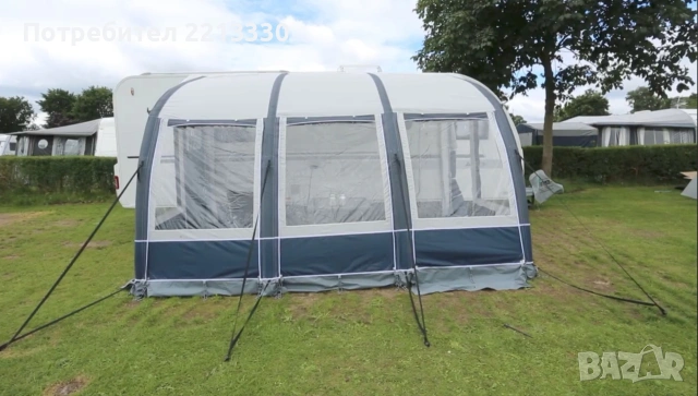 Надуваем форселт Dorema Magnum Air All Season 390 -каравана , кемпер ЧИСТО НОВ! 