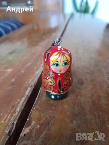 Стар ключодържател Матрьошка, снимка 2 - Други ценни предмети - 48309652