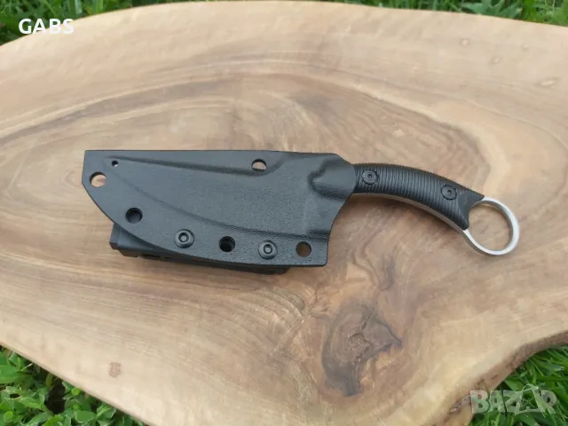 Нож за оцеляване на открито EDC,фултанг D2 с кания Kydex, снимка 3 - Ножове - 50016412