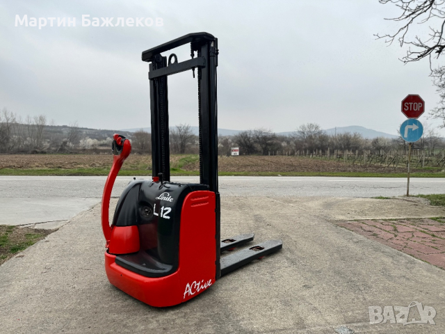 Стакер Linde L12, снимка 3 - Подемници - 44725399