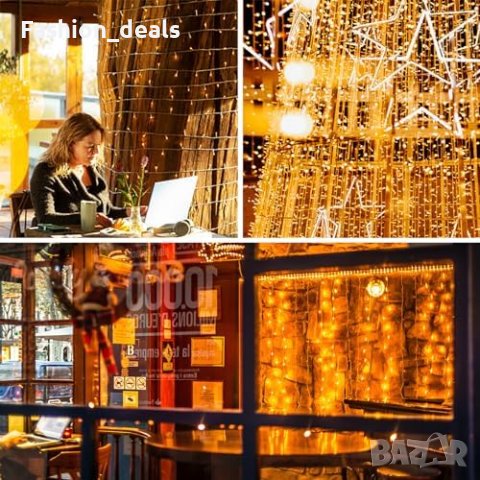 Нови 120 LED лампички светлина 15 метра за Декорация Дом Украса Коледа, снимка 6 - Други - 42510827