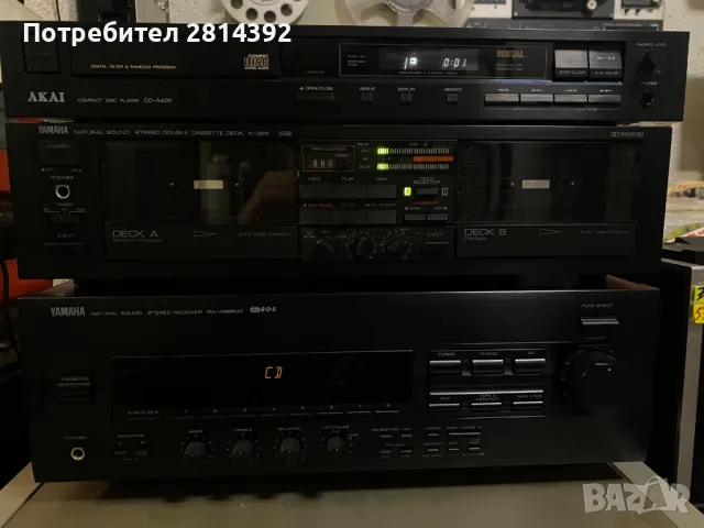 СД-плейър AKAI CD-A405 и двукасетен Дек YAMAHA K-222, снимка 2 - Декове - 50035615