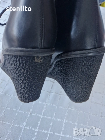 Дамски боти на платформи 38 + подарък чанта и диадема , снимка 10 - Дамски боти - 53850288