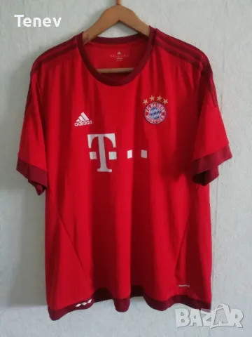 Bayern Munich Lewandowski Adidas 3XL оригинална тениска фланелка Байерн Мюнхен Левандовски 2015/2016, снимка 2 - Тениски - 49206789