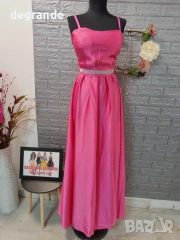 Елегантни розови рокли два модела, снимка 2 - Рокли - 51334901