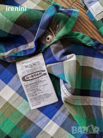 Страхотна мъжка риза G STAR RAW,   размер L , снимка 6 - Ризи - 41813116