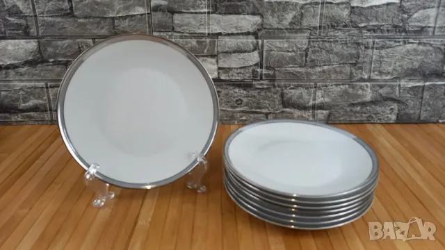 На части! Сервиз за хранене със сребърен кант - Rosenthal, снимка 6 - Сервизи - 49680180