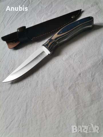 Ножове за лов с кожени калъфи , снимка 5 - Екипировка - 49096739