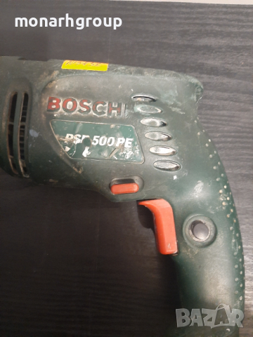 Ударна бормашина BOSCH PSB 500PE, снимка 5 - Бормашини - 36143880