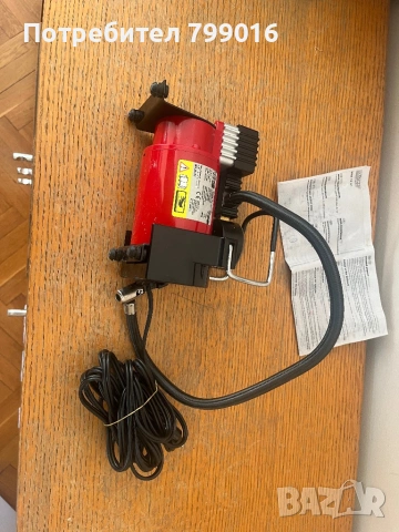 Нов компресор за гуми и др. надуваеми 12 волта, снимка 4 - Аксесоари и консумативи - 53151592