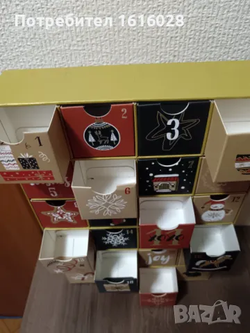 Коледен адвент календар Relaxdays, снимка 3 - Декорация за дома - 48923588
