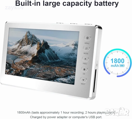 DIGITNOW! HD видеозаснемащ бокс 1080P 60FPS USB 2.0 видео към цифров конвертор с 5" OLED екран, снимка 5 - Друга електроника - 52868926