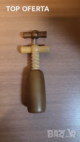 Дървен стилен Тирбушон Памидово, снимка 2 - Декорация за дома - 48091591