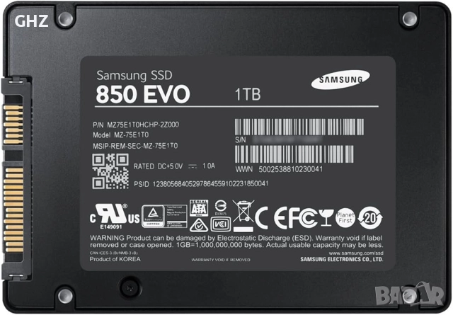 Samsung 850 EVO 1 TB / SATA / SSD