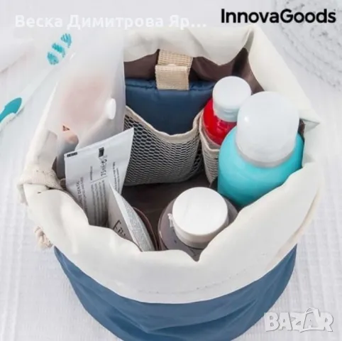 Козметичен органайзер тип чанта за пътуване с няколко вътрешни отделения HZH14, снимка 3 - Други - 48240754