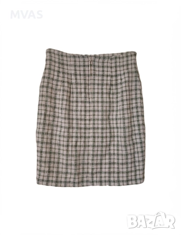 Нова есенна светла карирана пола М S размер, снимка 2 - Поли - 51868332