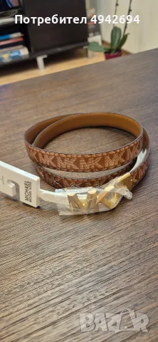 Дамски двулицев колан на Michael Kors , снимка 3 - Портфейли, портмонета - 56045714