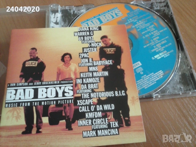 Bad Boys - Original Soundtrack CD Printed in CANADA