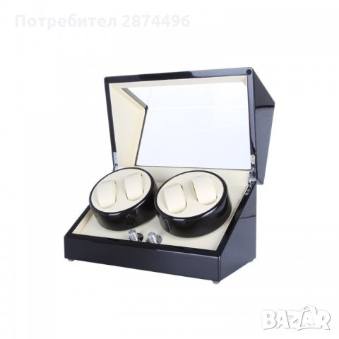 2176 Кутия за навиване на 4 автоматични часовника, снимка 12 - Подаръци за мъже - 35786824