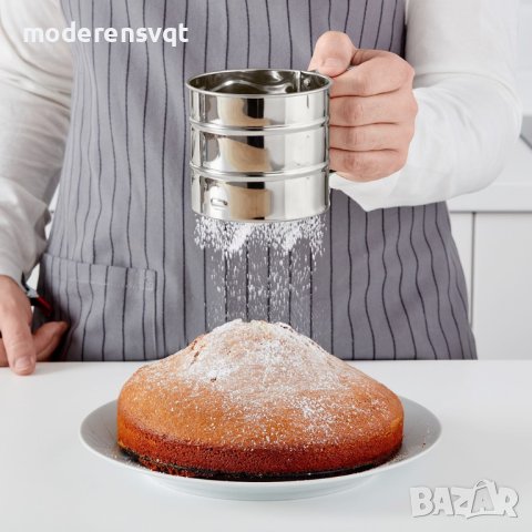 Метално сито с въртящ механизъм за брашно и пудра захар, снимка 4 - Аксесоари за кухня - 41855655