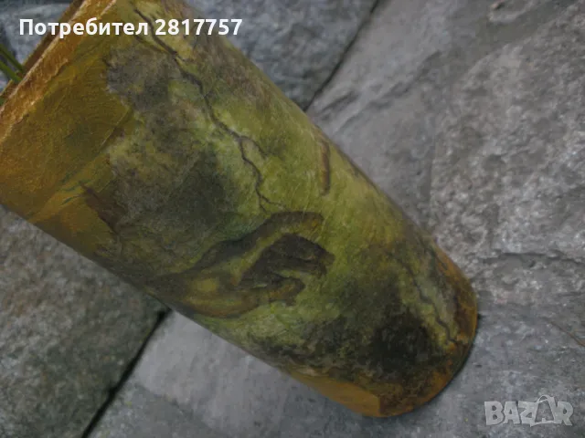 Уникална Арт - ваза за декоративни и свежи цветя / във вода / !, снимка 6 - Антикварни и старинни предмети - 49832547