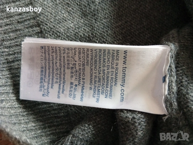 Tommy Hilfiger wool women's jumper - дамски вълнен пуловер р-р М, снимка 7 - Блузи с дълъг ръкав и пуловери - 53574526