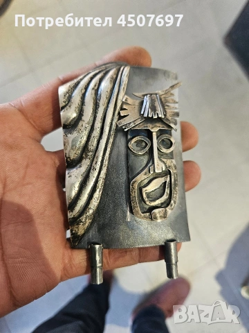 сребърна скулптора от 70 те години, снимка 7 - Антикварни и старинни предмети - 53826276