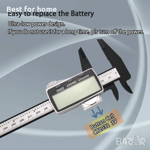 Дигитален шублер Vodlbov, снимка 5 - Шублери - 47816550