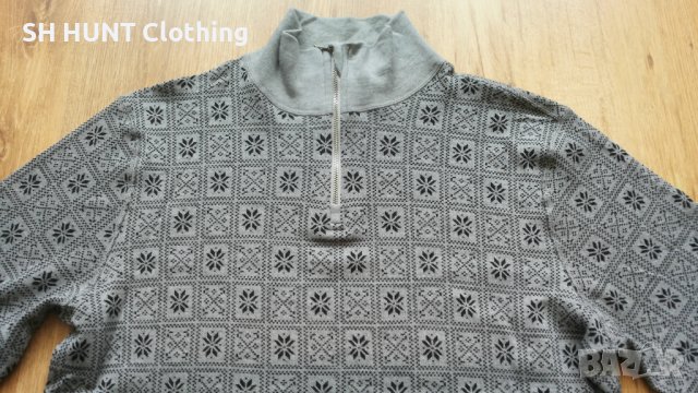 WE NORWEGIANS Zip-Up 100% Merino Wool размер L блуза 100% Мерино вълна - 284, снимка 4 - Блузи - 41388939