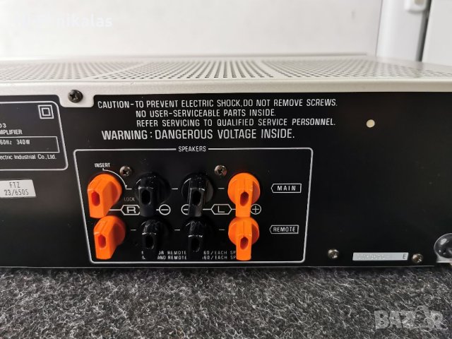 стерео усилвател TECHNICS su-v303, снимка 7 - Ресийвъри, усилватели, смесителни пултове - 40330550