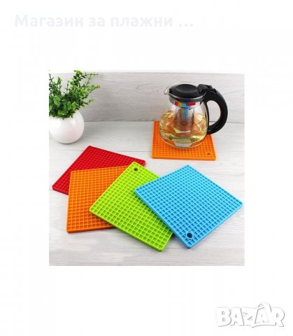СИЛИКОНОВА ПОДЛОЖКА ЗА СЕРВИРАНЕ - код квадратна, снимка 2 - Други - 34287553