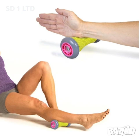 Масажна ролка за тяло Massage Roller ръчен масажор за ръце и крака топчета с различна твърдост