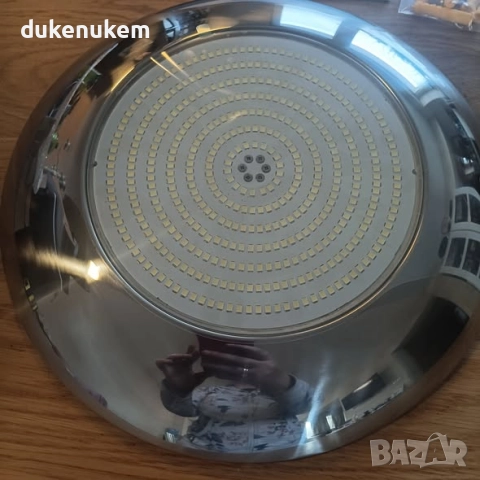 Ултратънък LED прожектор за басейн 35W – 3500 lm, неръждаема стомана, IP68, 12V, снимка 9 - Прожектори - 52623125