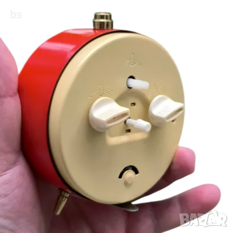 Немски механичен будилник Jerger (обслужен), снимка 6 - Антикварни и старинни предмети - 50151206