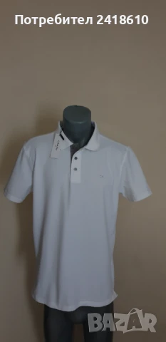 Calvin Klein Golf Stretch Pique Cotton Mens Size M НОВО!   ОРИГИНАЛ! Мъжка Тениска!, снимка 8 - Тениски - 50656570