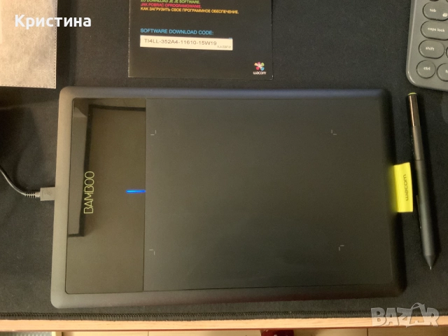 Графичен таблет WACOM Bamboo Pen CTL-470K Пълен комплект!, снимка 14 - Таблети - 52350404