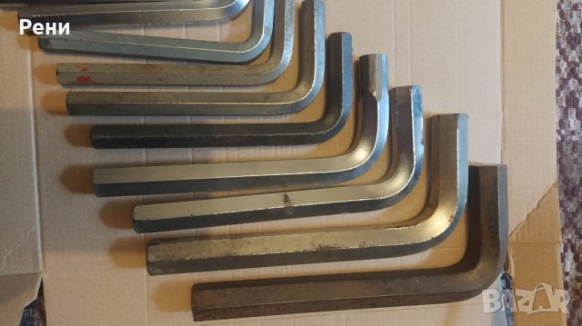 Големи шестограми , снимка 5 - Ключове - 40415938