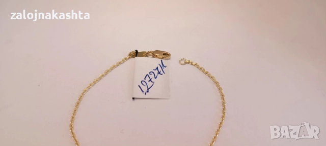 Нова-Златна гривна-3,47гр/14кр, снимка 6 - Гривни - 52719488