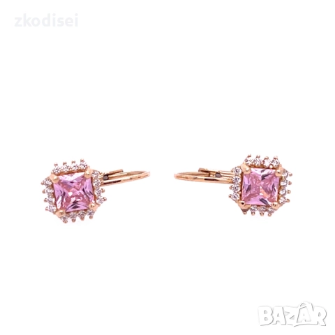 Златни обеци 2,54гр. 14кр. проба:585 модел:34424-4