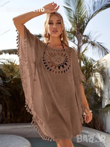 Секси дамска плажна туника, 7цвята, снимка 7 - Туники - 41591319