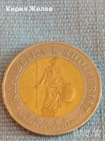 Монета 100 леке 2000г. Албания за КОЛЕКЦИЯ ДЕКОРАЦИЯ 30078, снимка 4 - Нумизматика и бонистика - 48857824