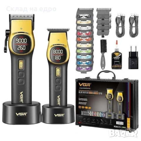 Combo VGR 885 S2 професионален комплект машинки подстригване и контур
