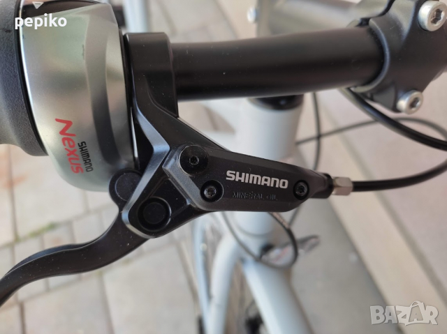 Продавам колела внос от Германия елегантен алуминиев велосипед TRETWERK COOLMAN 28 цола SHIMANO NEXU, снимка 8 - Велосипеди - 36270787